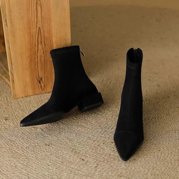 Malinda | Pointed-Toe Ankle Boots