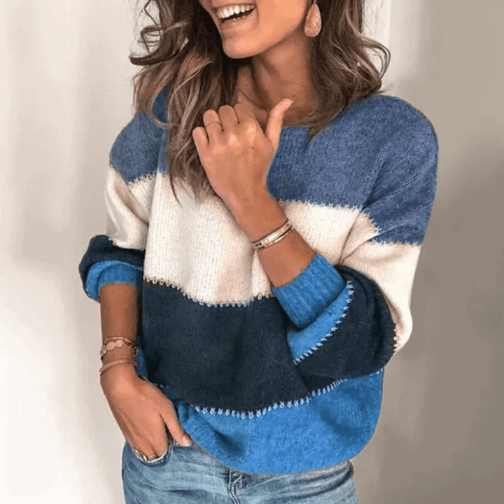 Aileen – Long-Sleeve Sweater with Round Neck