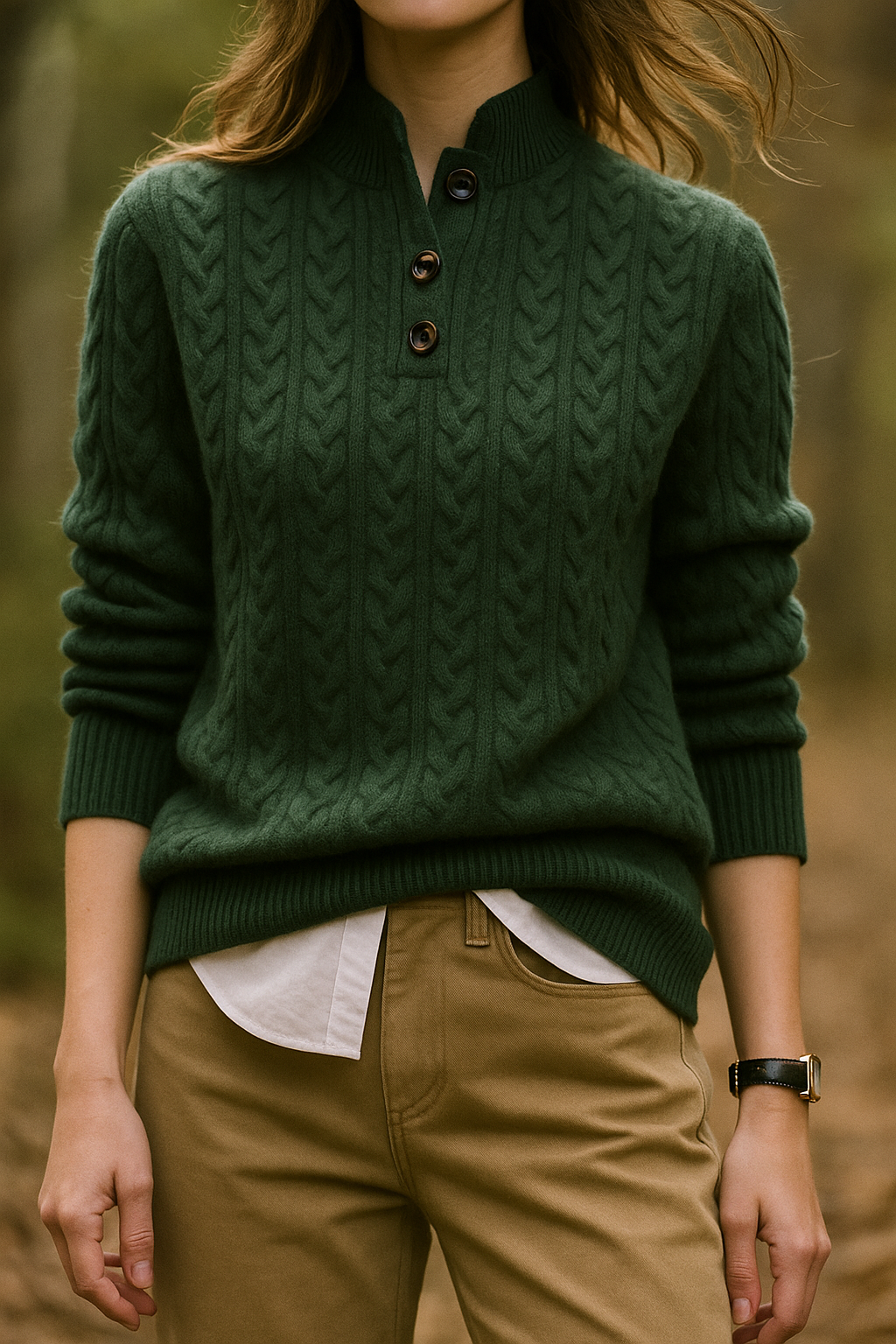 EVELYN | CABLE KNIT SWEATER