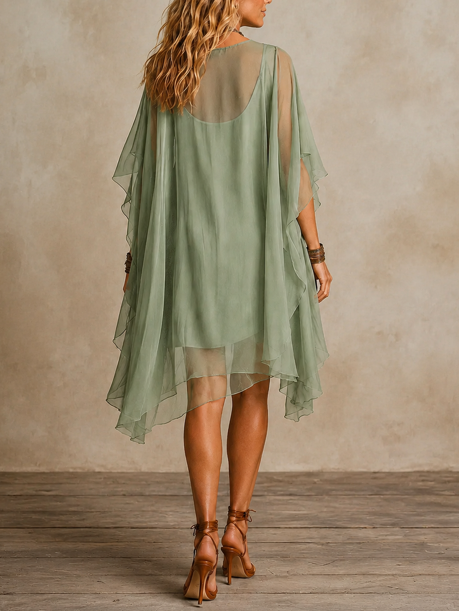 Ella | Tiered Boho Mini Dress