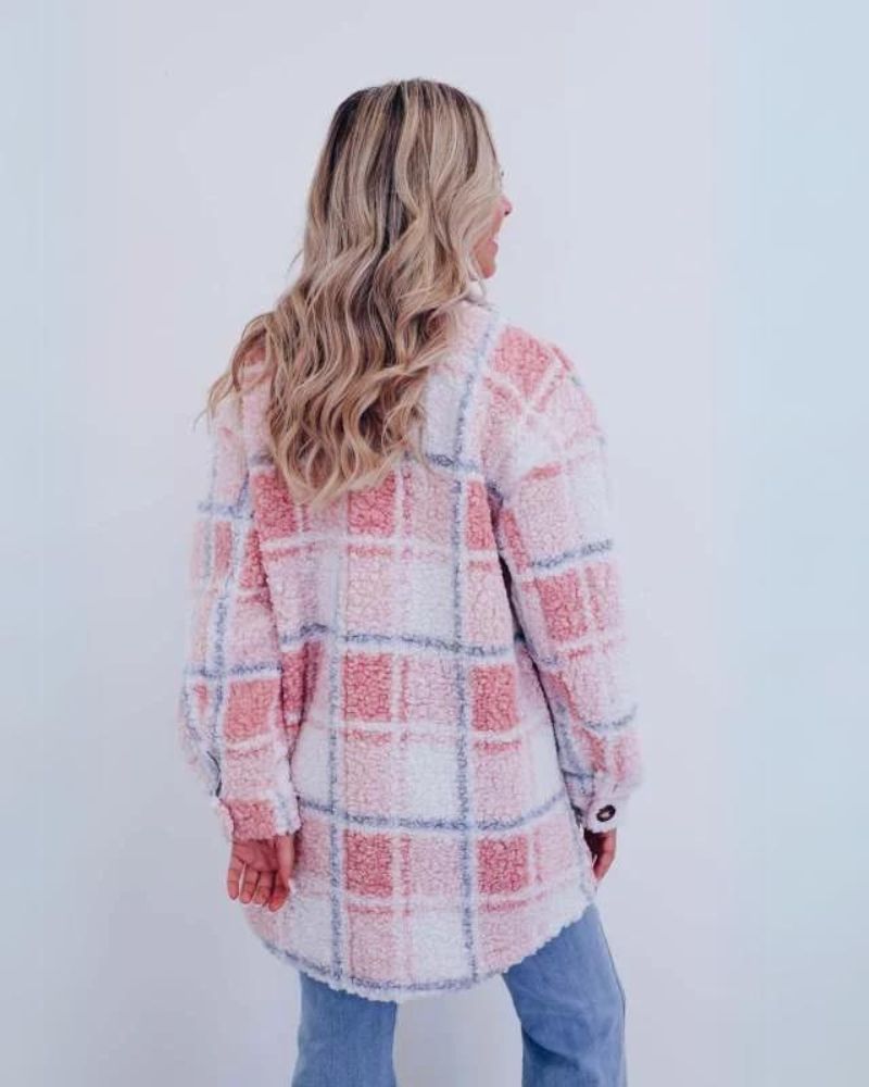 Ares – Plaid Fleece Jacket Relaxed Fit