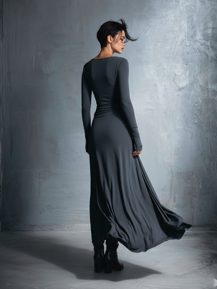 Naomi | Side Knot Maxi Dress