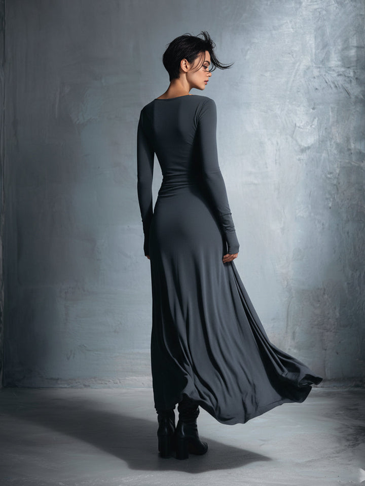 Naomi | Side Knot Maxi Dress