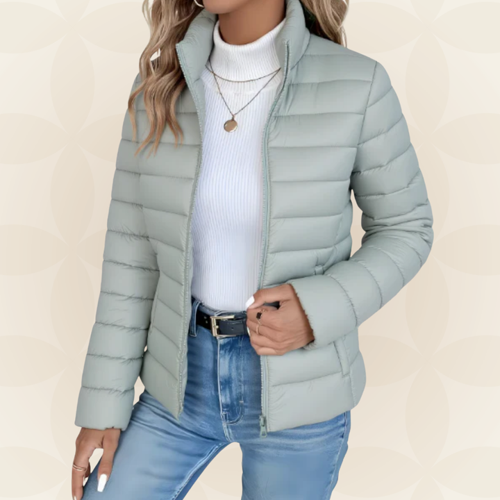 Michelle | Quilted Stand Collar Jacket