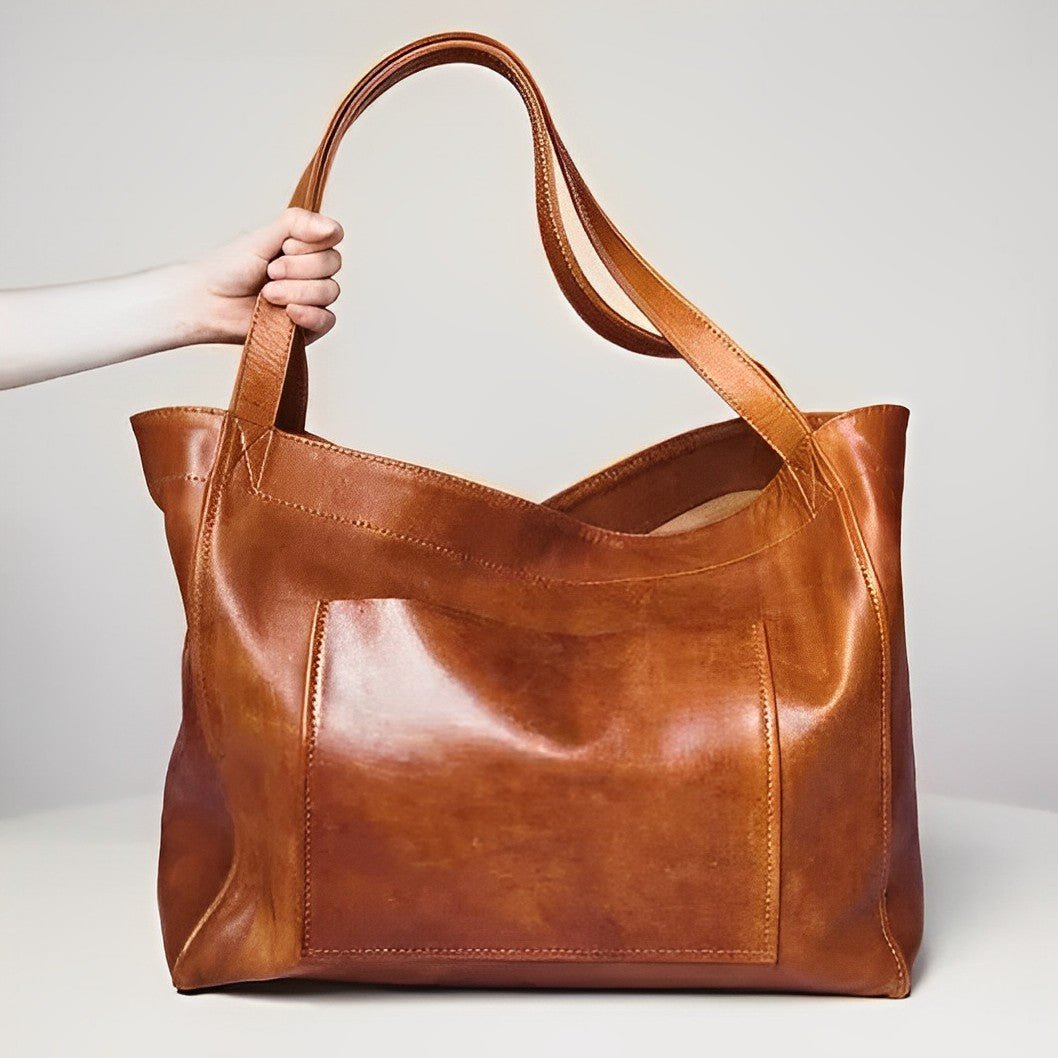Sunset Luxe – Timeless Leather Shoulder Bag