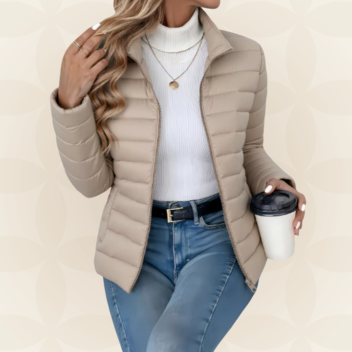 Michelle | Quilted Stand Collar Jacket