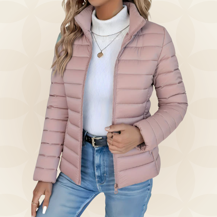 Michelle | Quilted Stand Collar Jacket