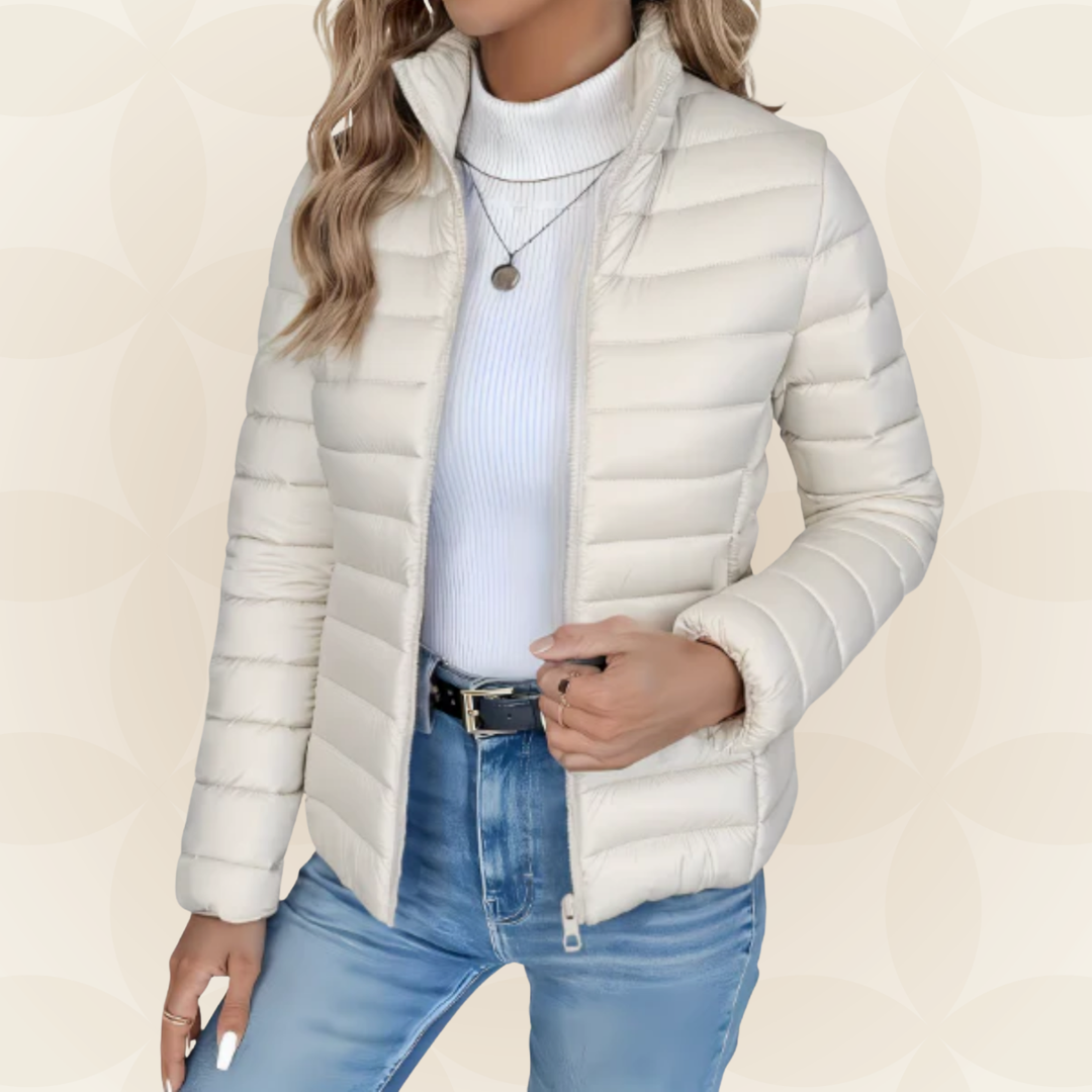 Michelle | Quilted Stand Collar Jacket
