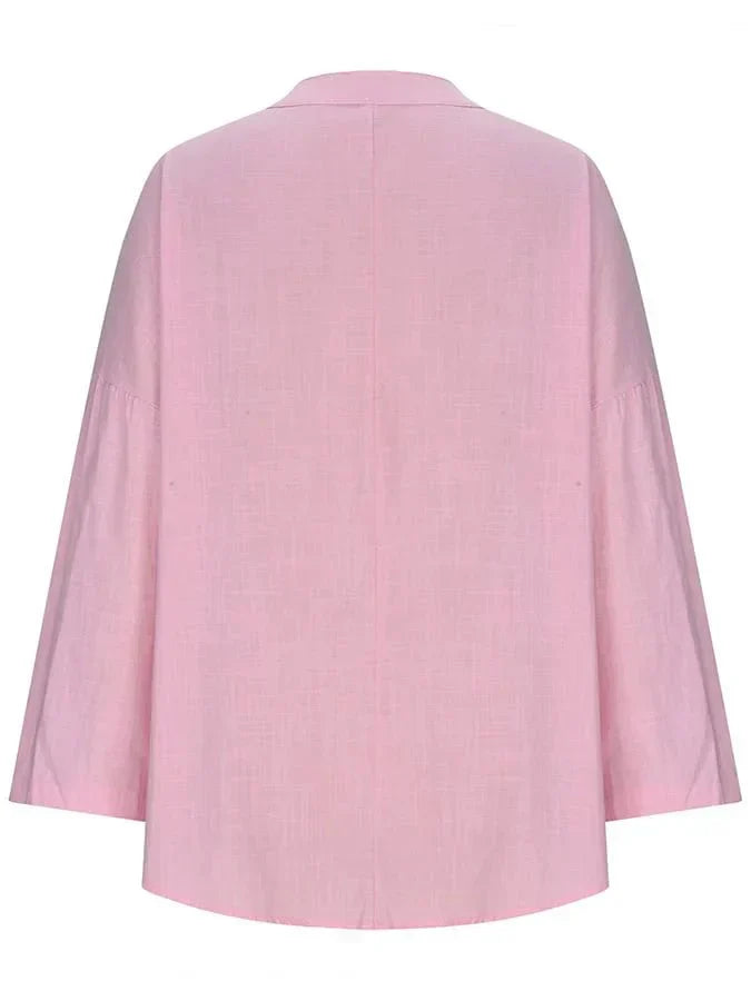 Carmina – Loose V-Neck Shirt