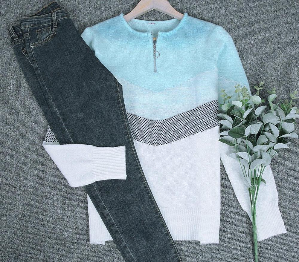 Suzie – Half-Zip Pullover with Relaxed Fit