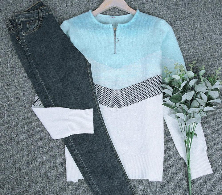 Suzie – Half-Zip Pullover with Relaxed Fit