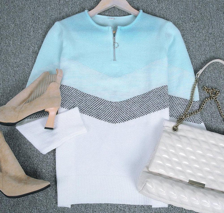 Suzie – Half-Zip Pullover with Relaxed Fit