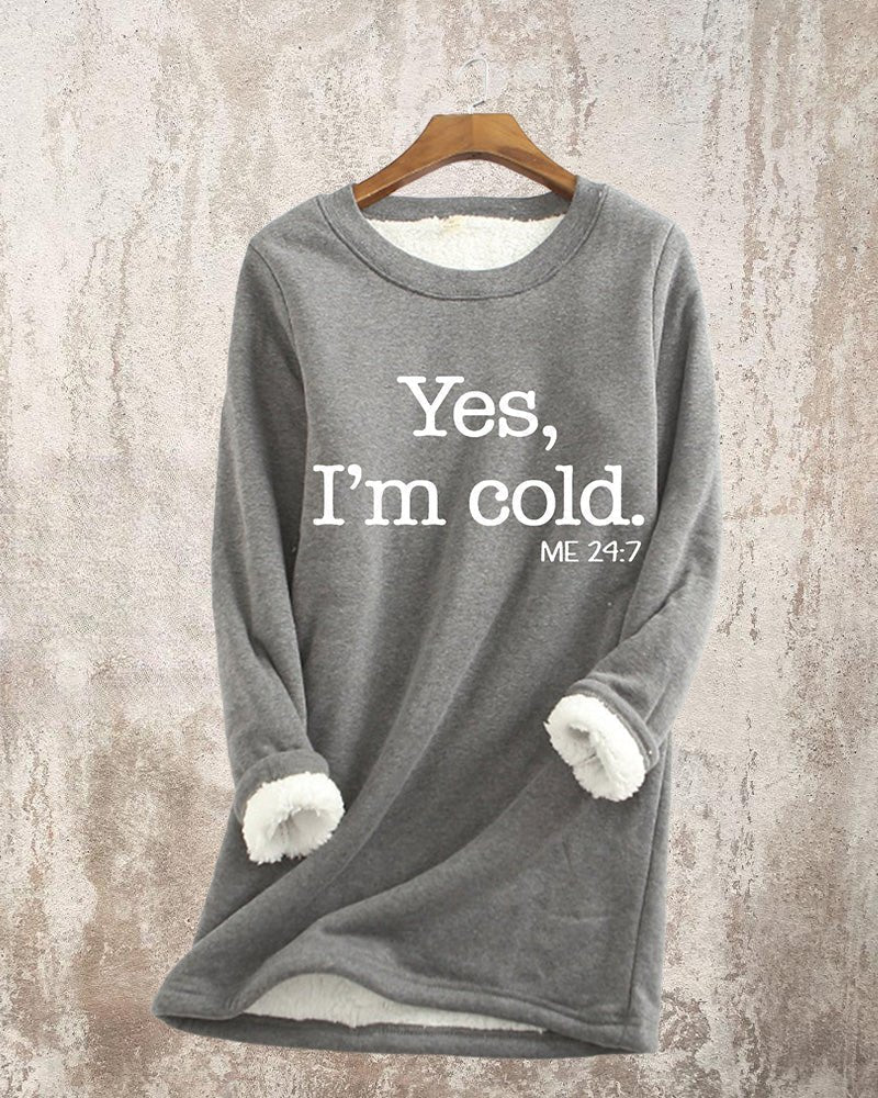 Belle – Graphic Sweatshirt with Round Neck
