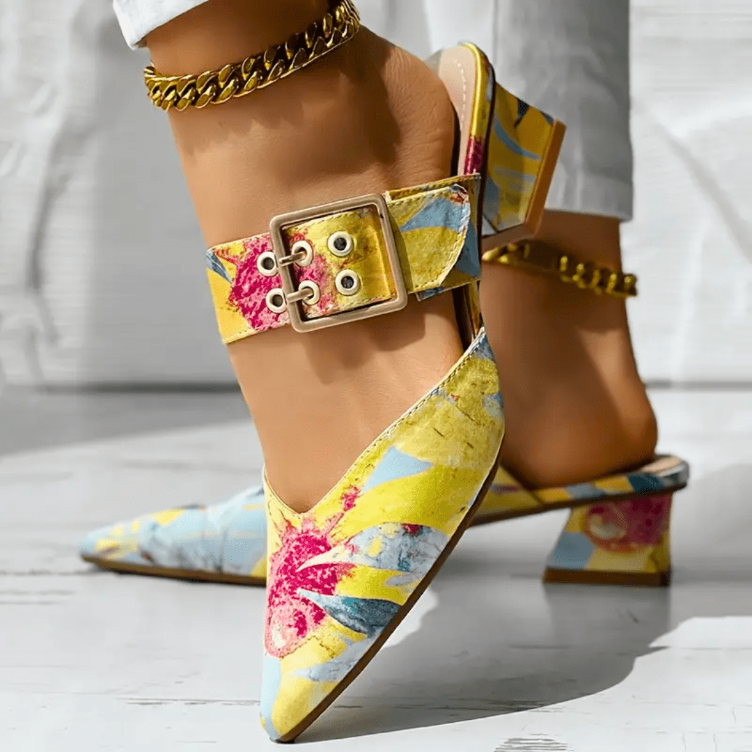 Bello – Rainbow Heels with Adjustable Straps