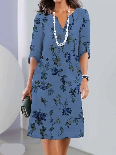 Eleanor – Floral Layered Midi Dress