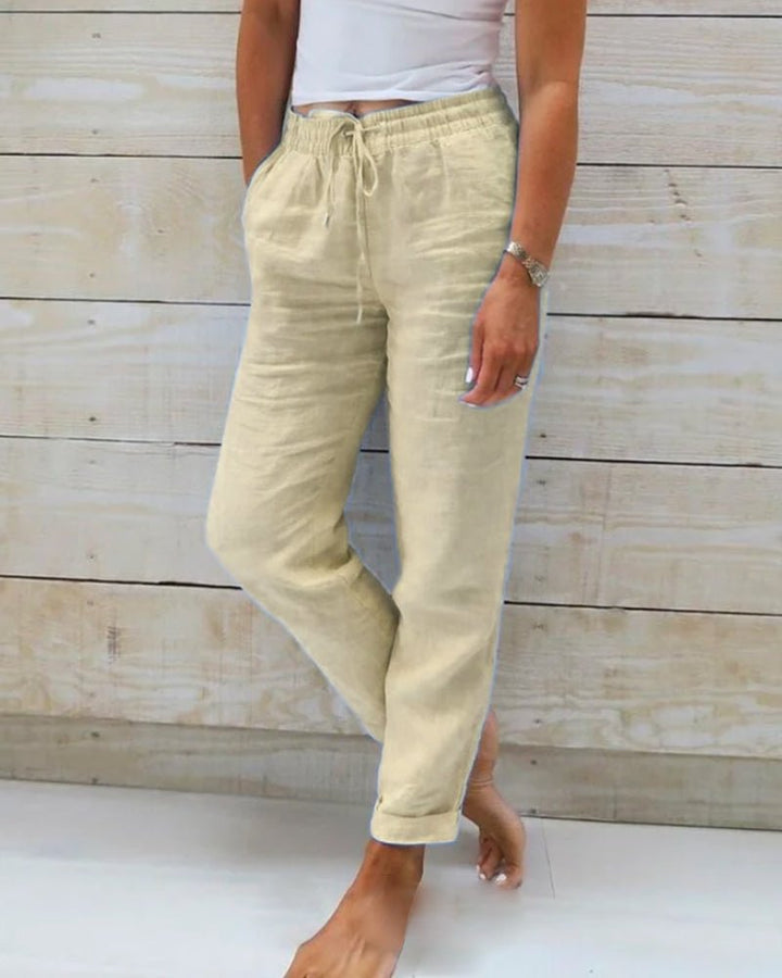 Selena – Tapered Joggers with Drawstring Waist