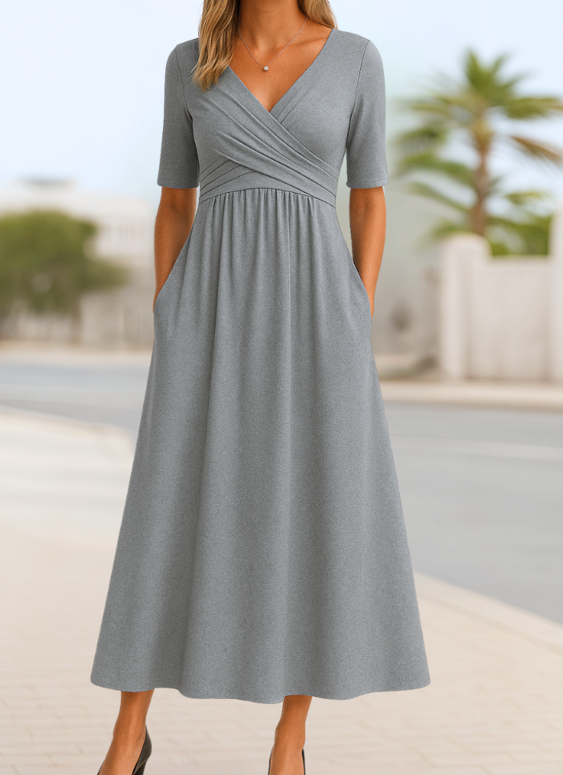 Monica | Stylish Crossover Dress