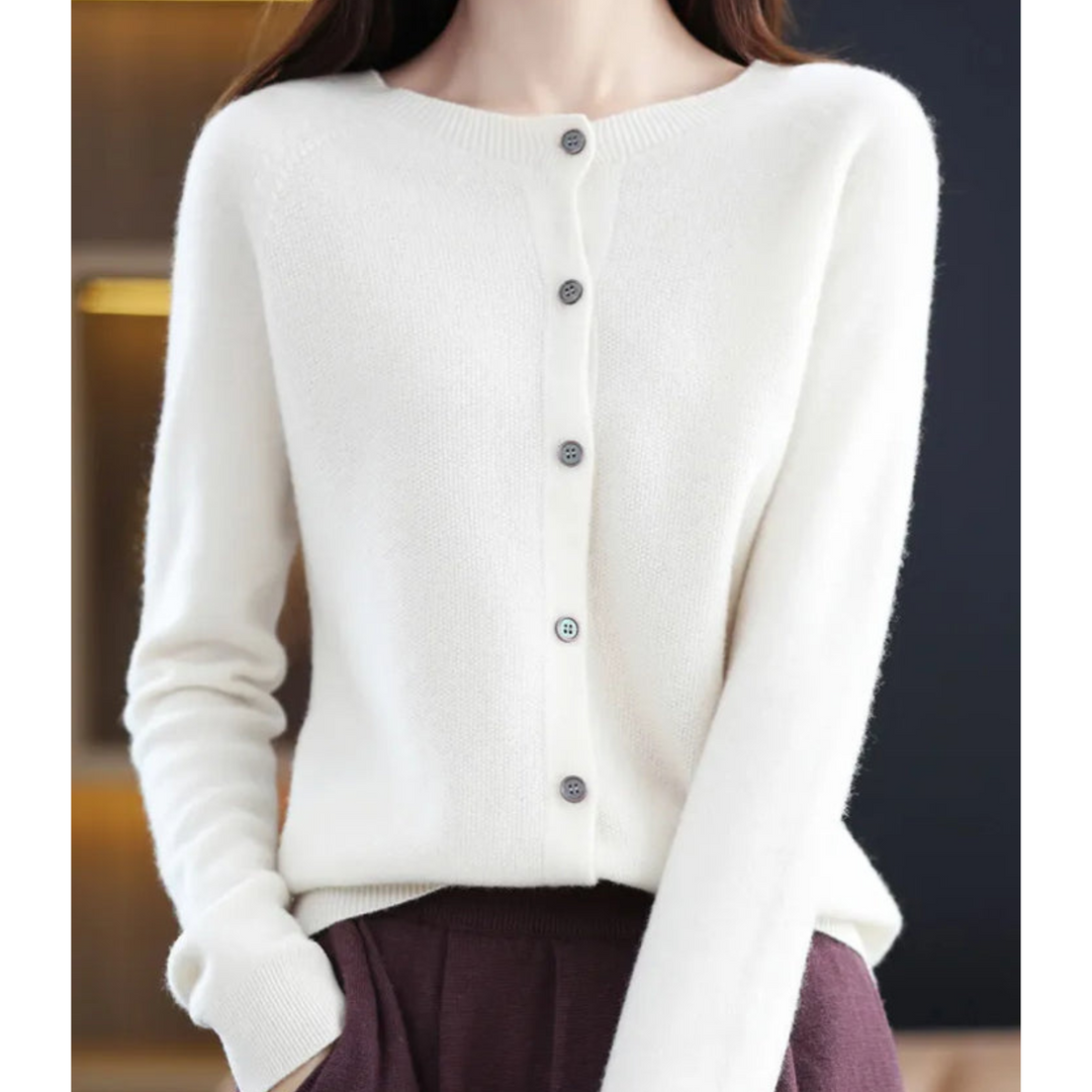 Daphne | Elegant O-Neck Cardigan