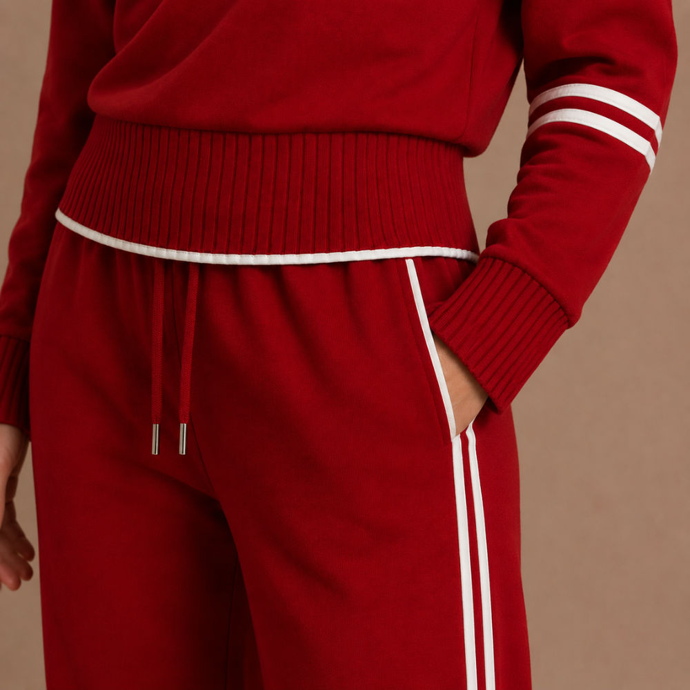 Hortense | Zip Collar Tracksuit Set