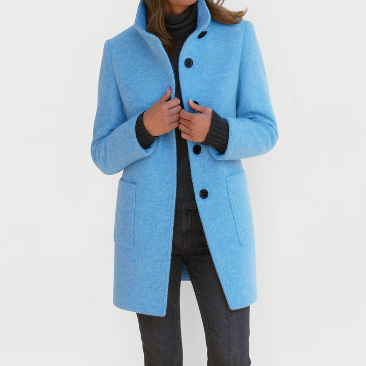 Colette | Tailored Button-Front Midi Coat