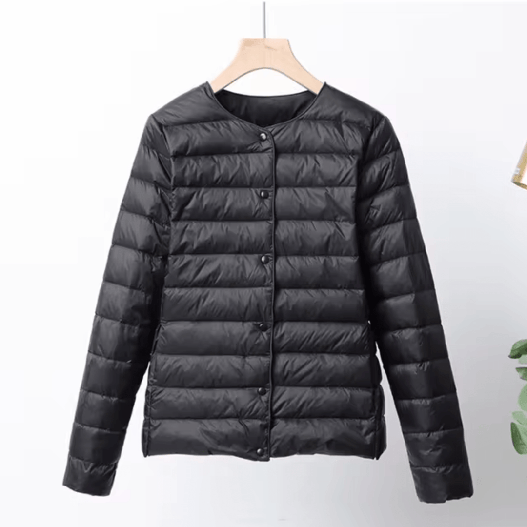 Mercedes – Lightweight Cropped Down Jacket