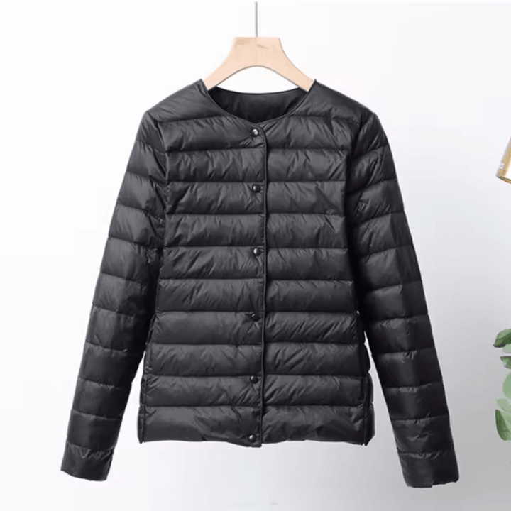 Mercedes – Lightweight Cropped Down Jacket