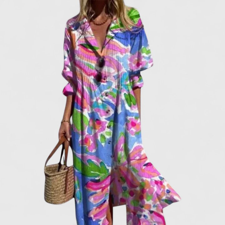 Paula | Boho Midi Dress