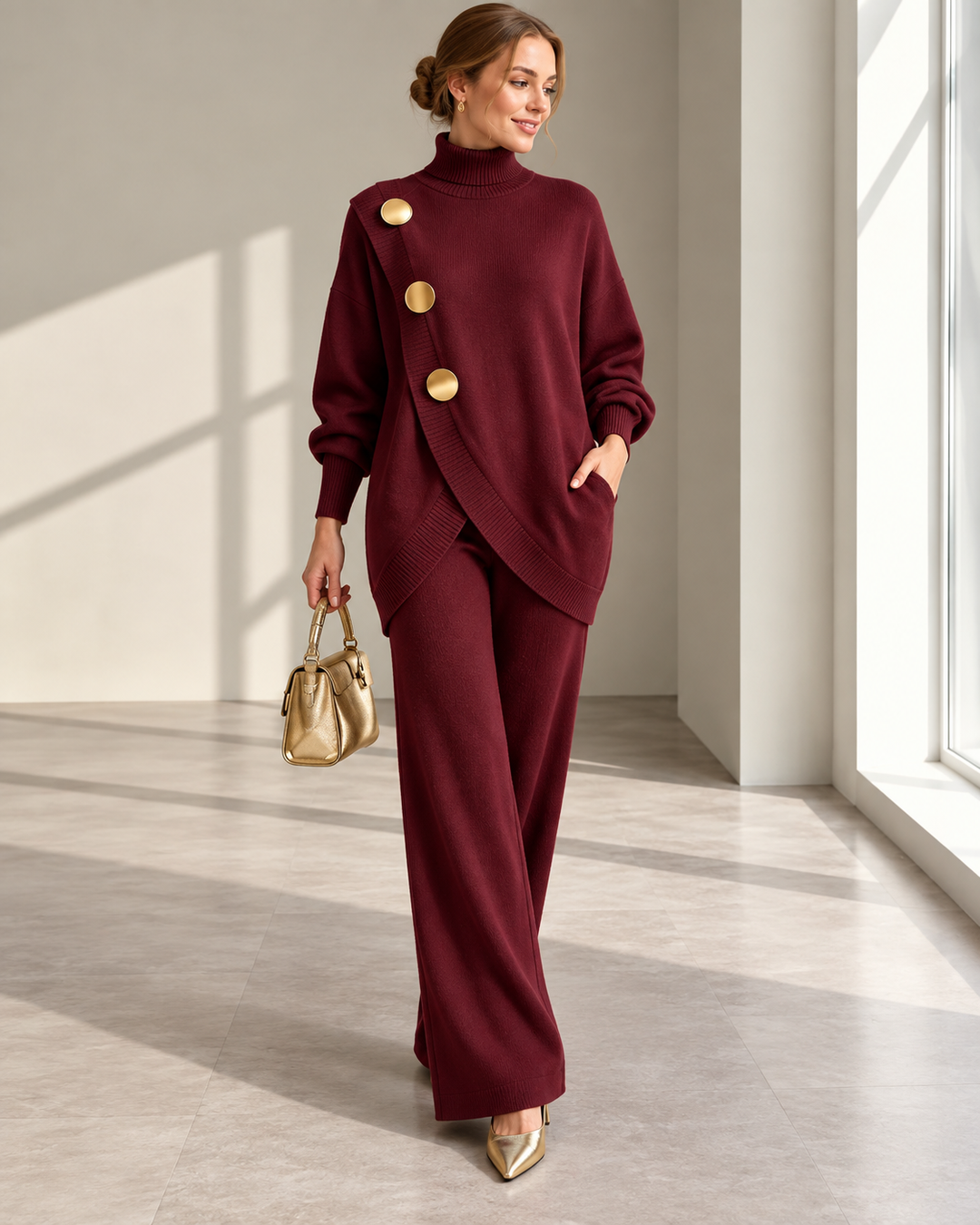 Noa | Turtleneck Pants Set