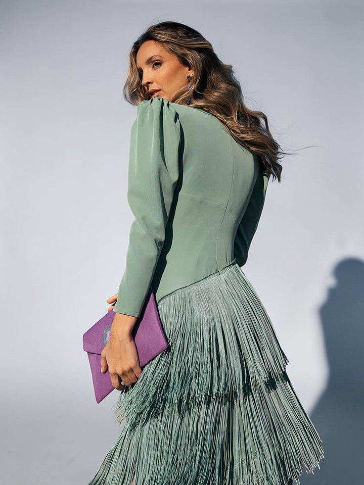 Regina™ Elegant Fringe Dress