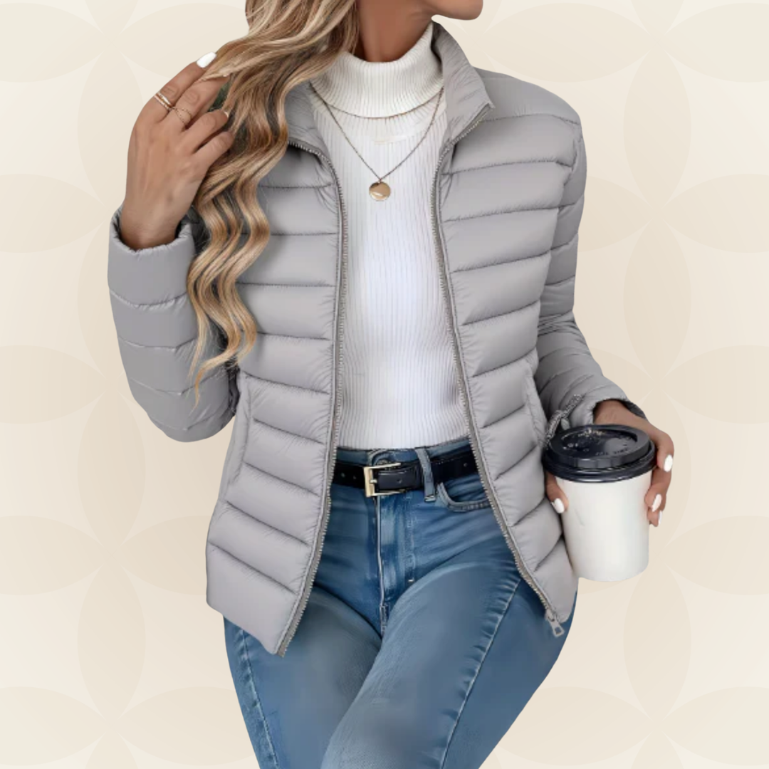 Michelle | Quilted Stand Collar Jacket