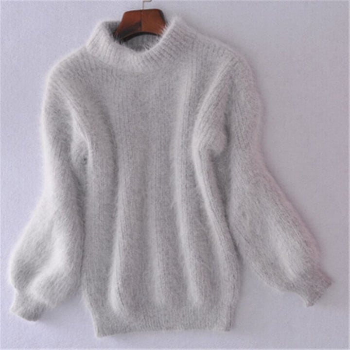 Lucia – Relaxed Ribbed Wrap Sweater