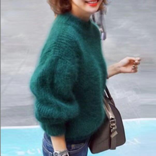 Lucia – Relaxed Ribbed Wrap Sweater