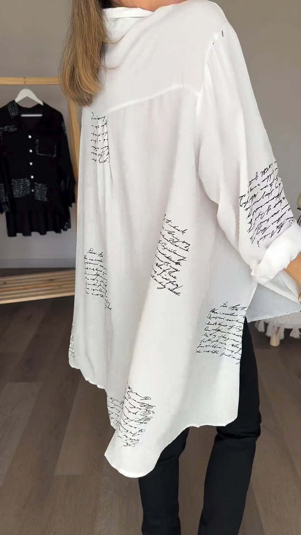 Jonah – Statement Shirt with Swallowtail Hem