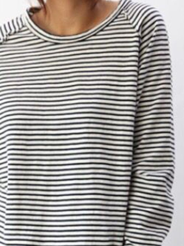 Arlene | Striped Long-Sleeved Top