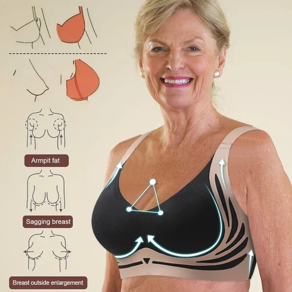 Abby – Wireless Lift Bra with Wide Lace Straps