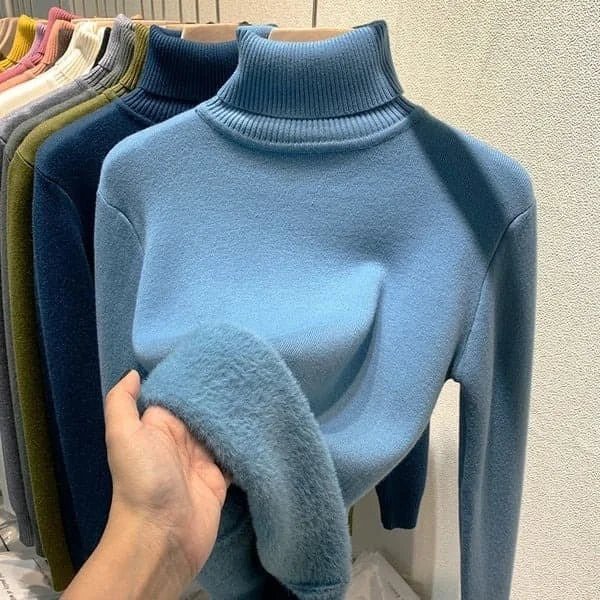 Merriam – Fleece Pullover Jacket with Ribbed Cuffs