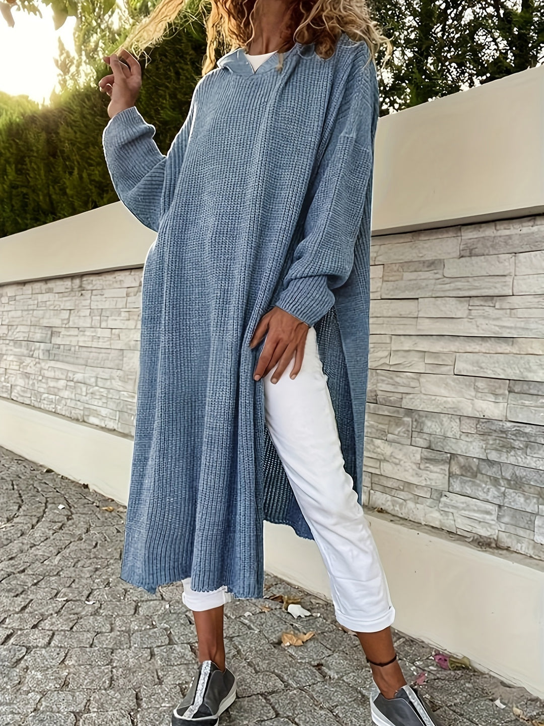 Jocelyn | Hooded Knit Sweater Dress