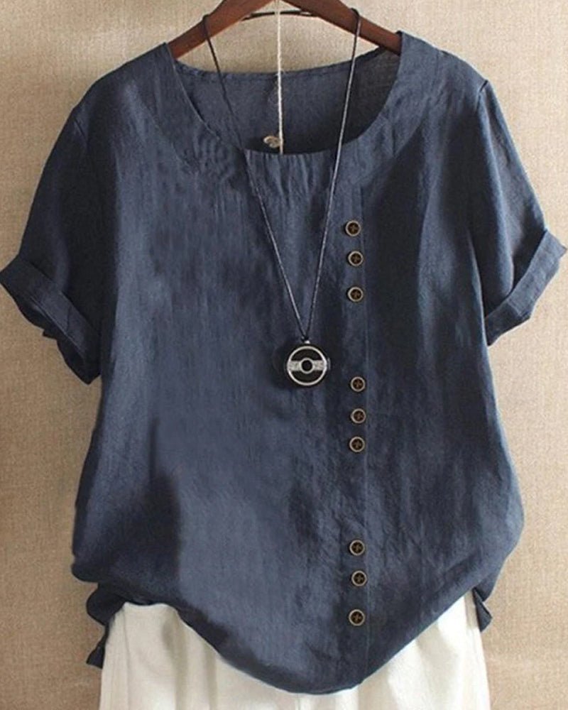 Miranda – High-Low Hem Relaxed Summer Tee