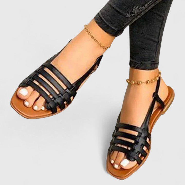 Loredana | Strappy Flat Sandals