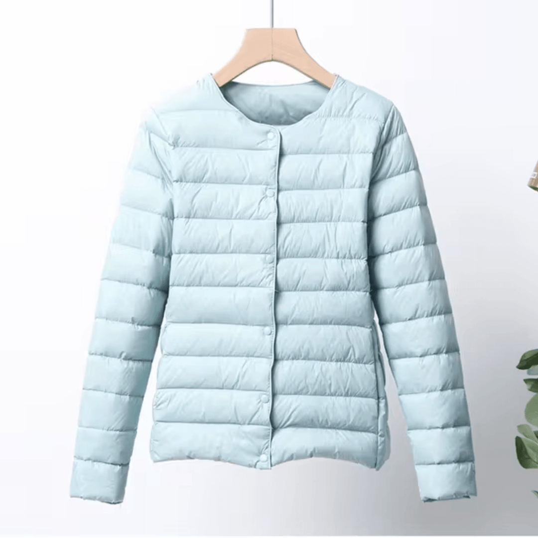 Mercedes – Lightweight Cropped Down Jacket