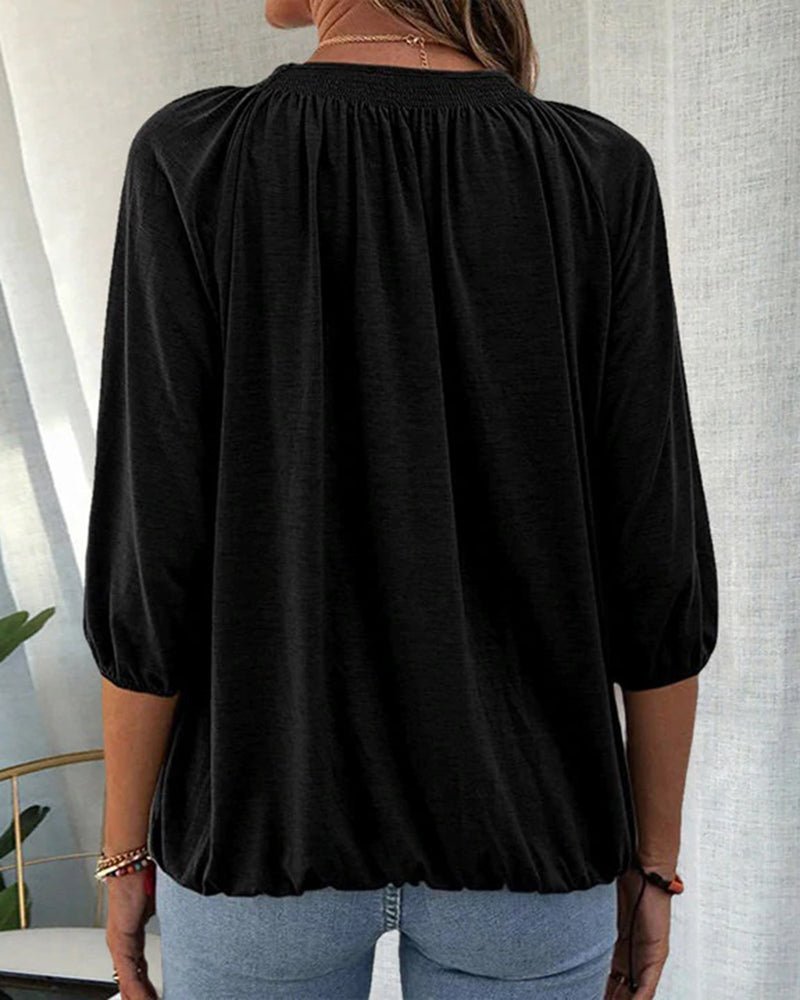 Lauren – 3/4 Sleeve Raglan Tee