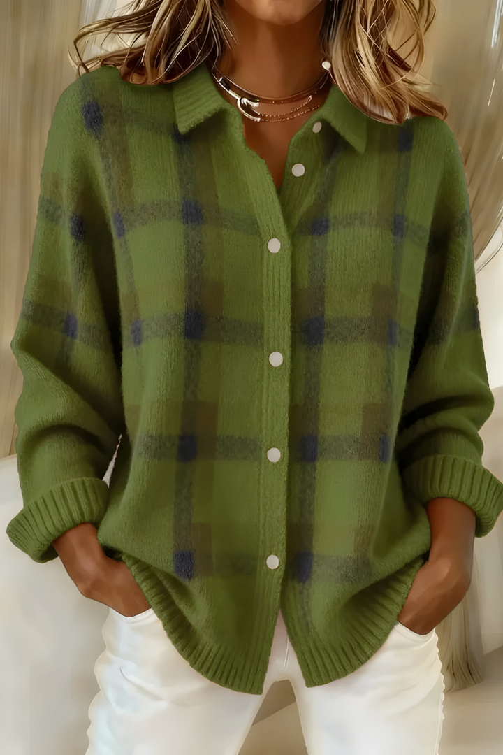 Candice | Plaid Cardigan