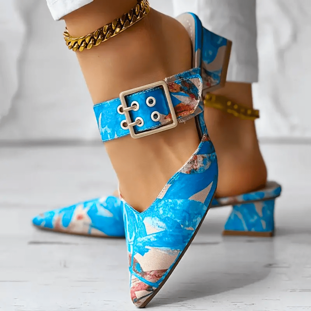 Bello – Rainbow Heels with Adjustable Straps