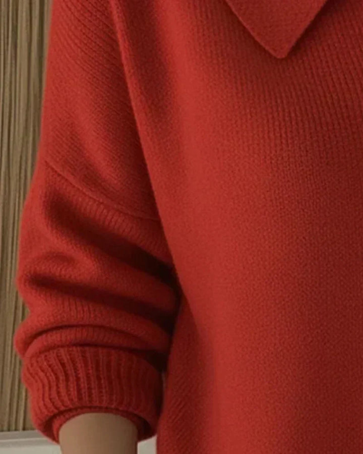 Vera | Cardigan with Shirt Collar