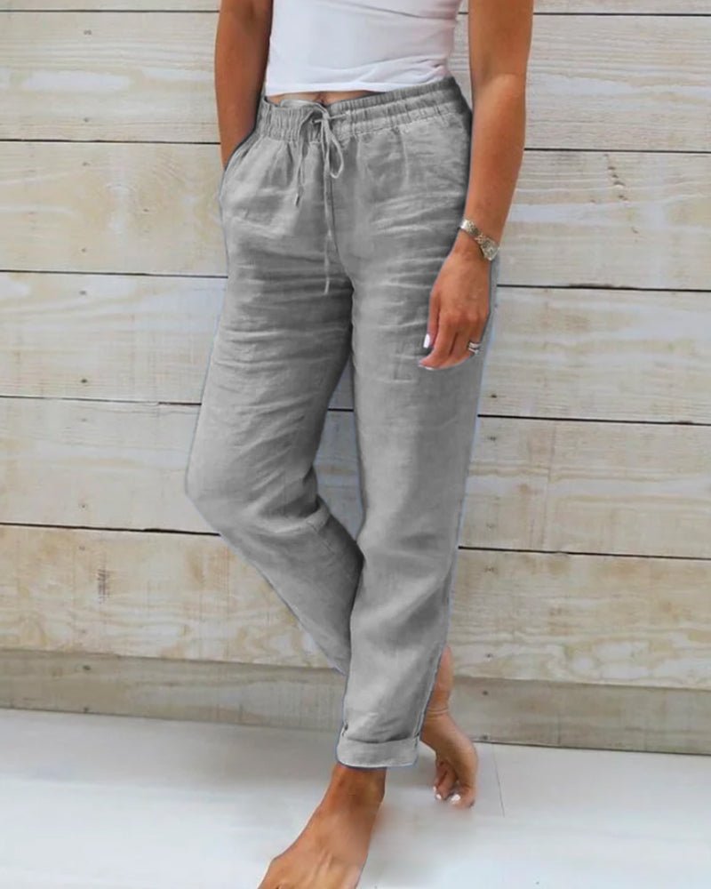 Selena – Tapered Joggers with Drawstring Waist