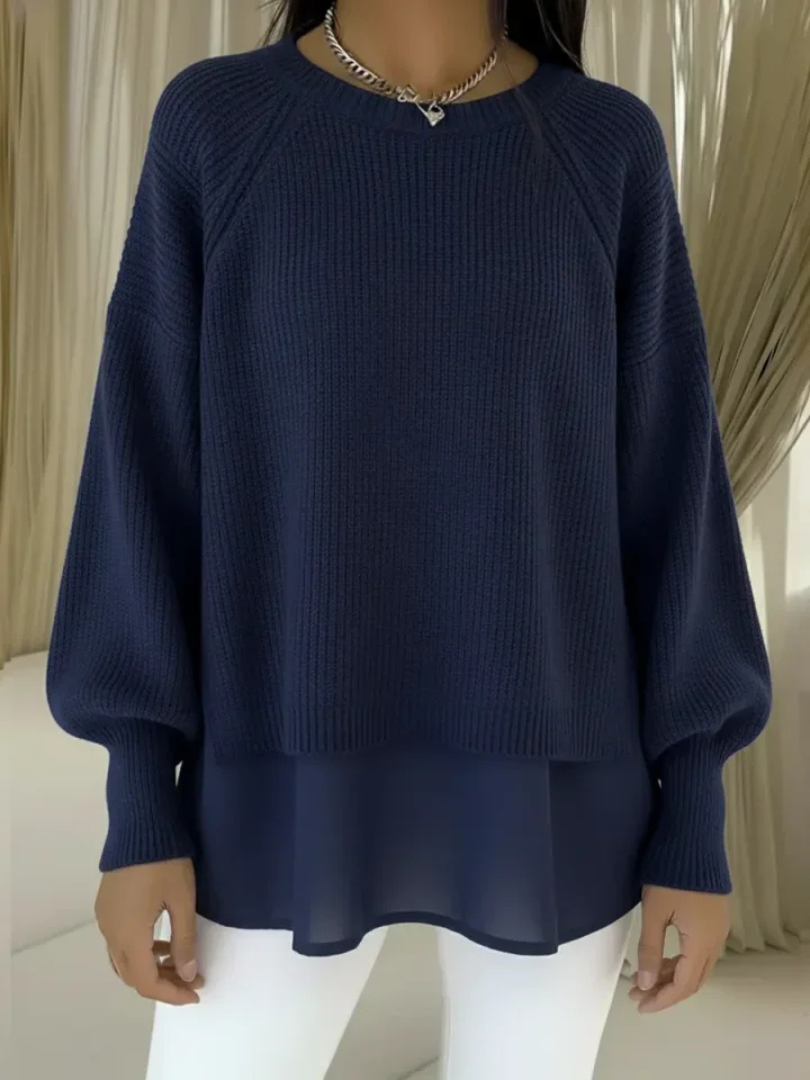 Clara | Two-Piece Effect Sweater