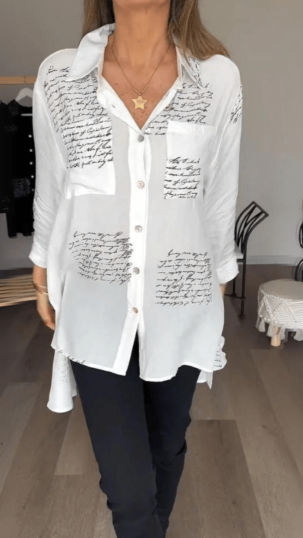 Jonah – Statement Shirt with Swallowtail Hem