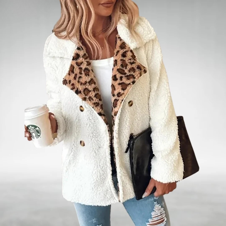 MELISSA | LEOPARD LAPEL JACKET