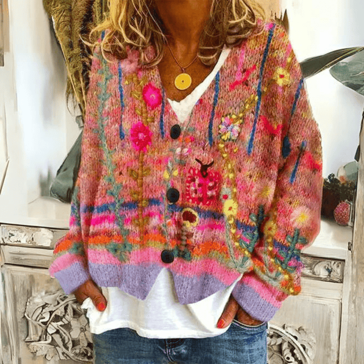 Lily – Printed Wrap Jacket