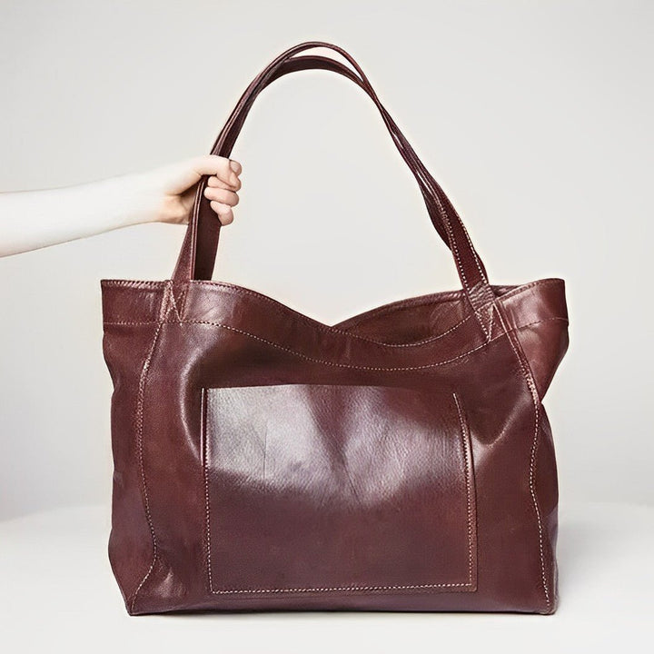 Sunset Luxe – Timeless Leather Shoulder Bag